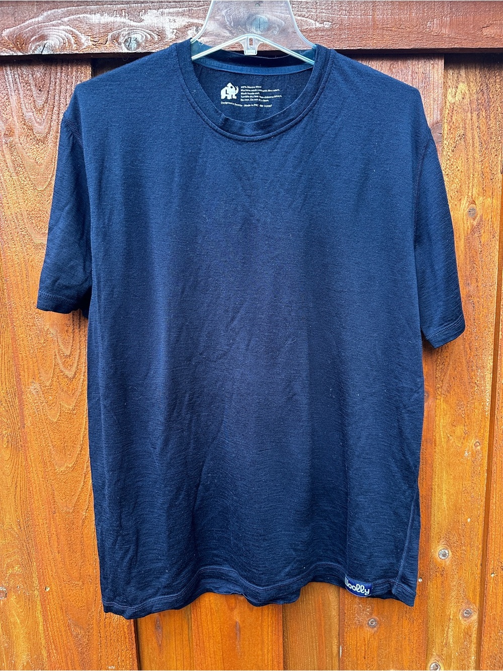 Woolly merino wool t-shirt